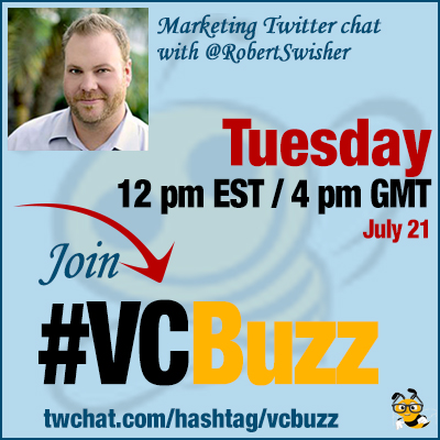 Startup Launch Twitter Chat with @RobertSwisher #VCBuzz