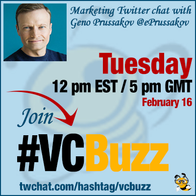 Affiliate Marketing Twitter Chat with Geno Prussakov @ePrussakov #VCBuzz