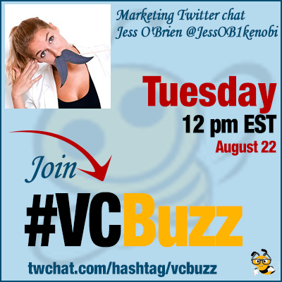 Visual Marketing Tactics and Trends with Jess O'Brien @JessOB1kenobi #VCBuzz