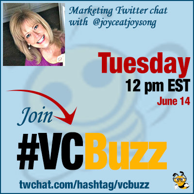 Home Business Productivity Twitter Chat with Joyce Anderson @joyceatjoysong #VCBuzz